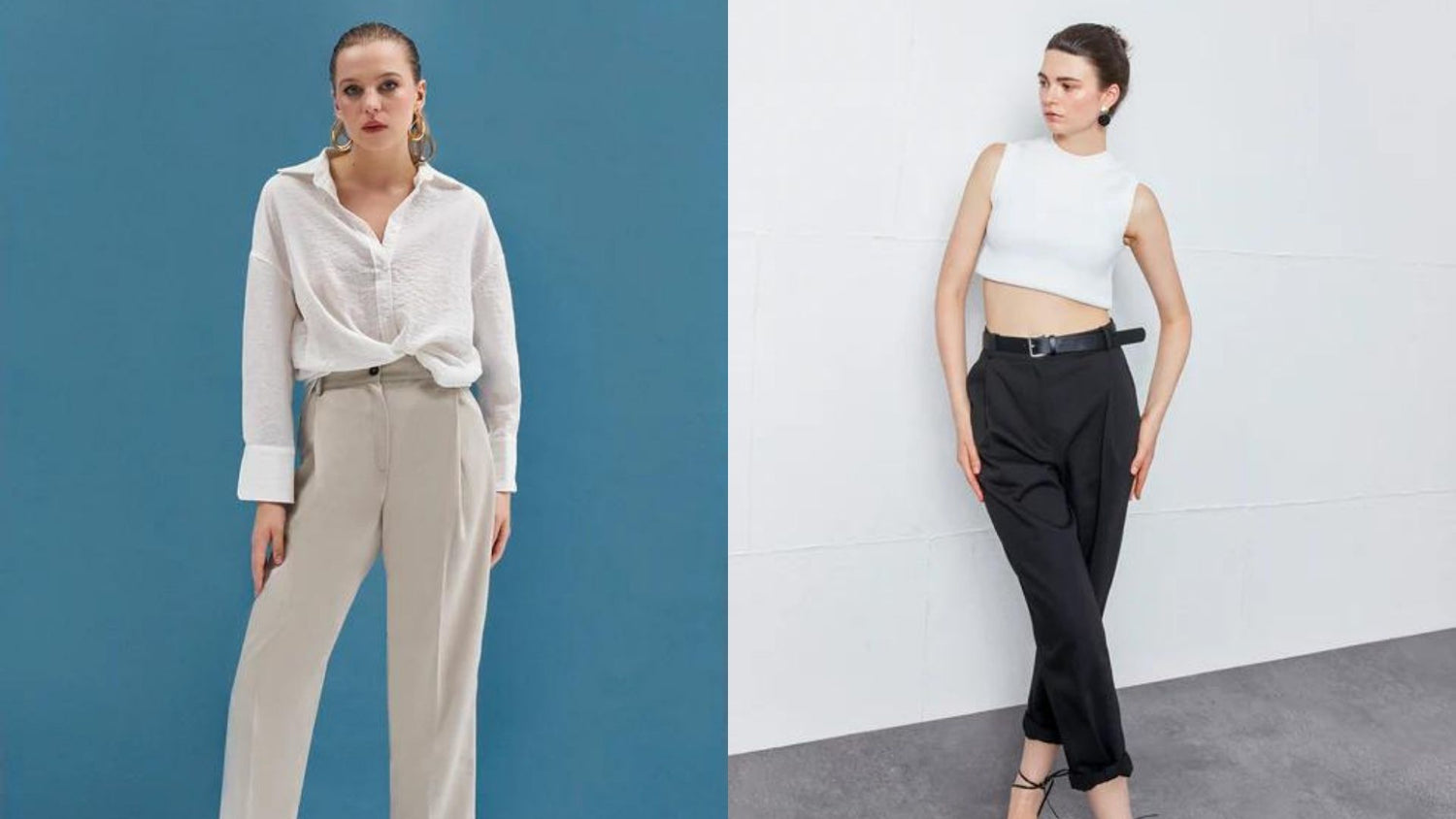 Kadın Pileli Pantolon Nasıl Kombinlenir?