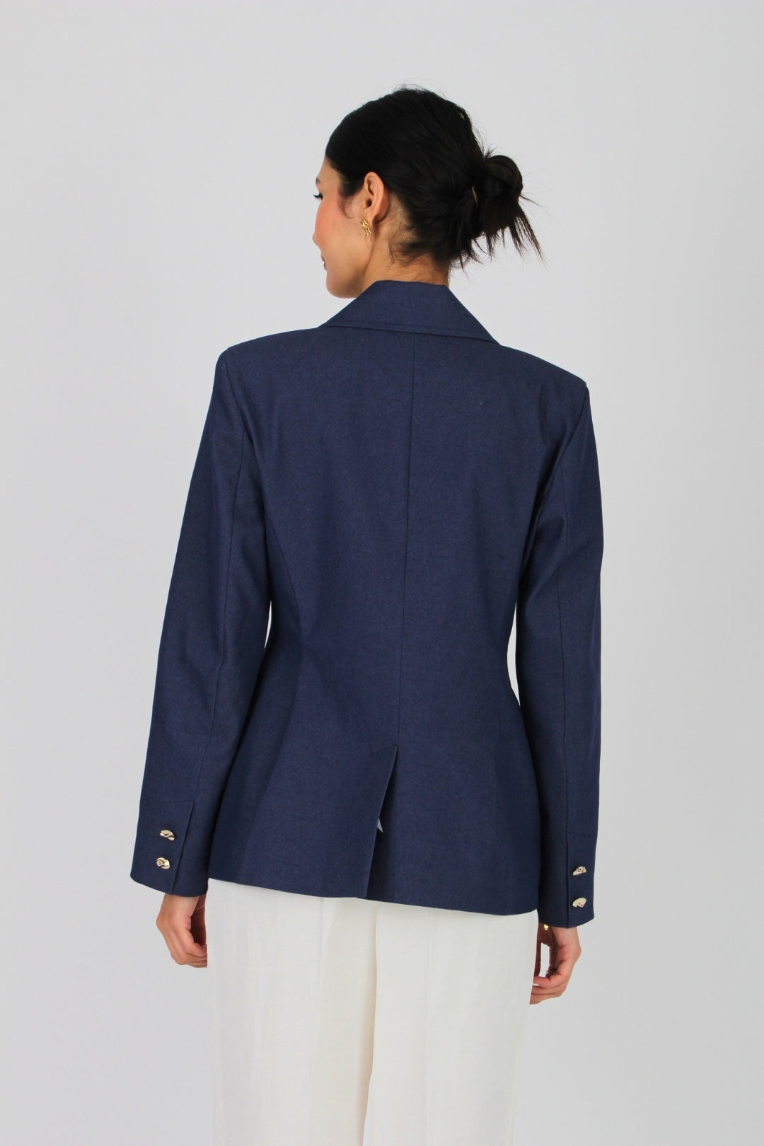 Denim Volanlı Ceket