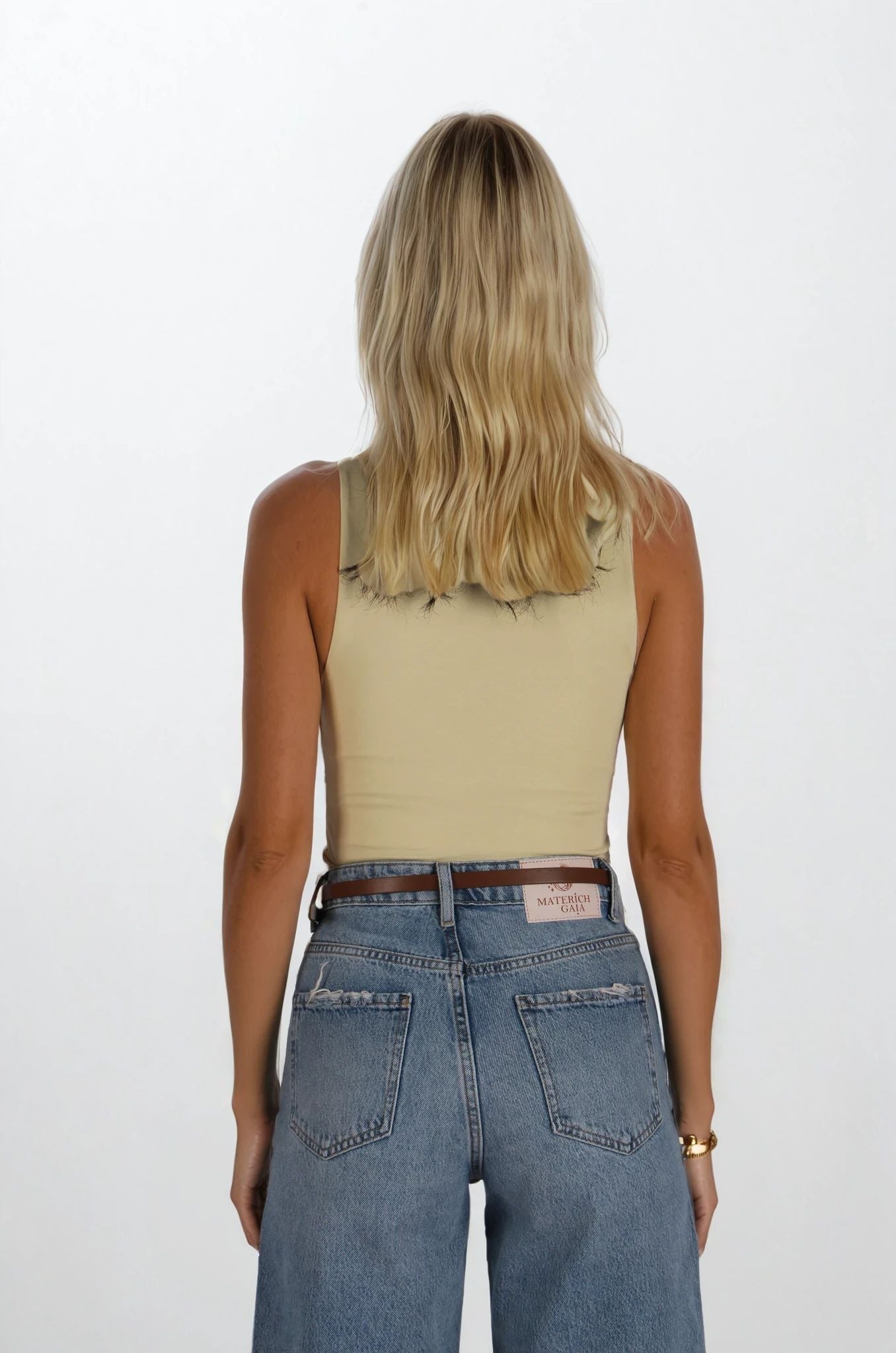 Sarı Halter Yakalı Atlet