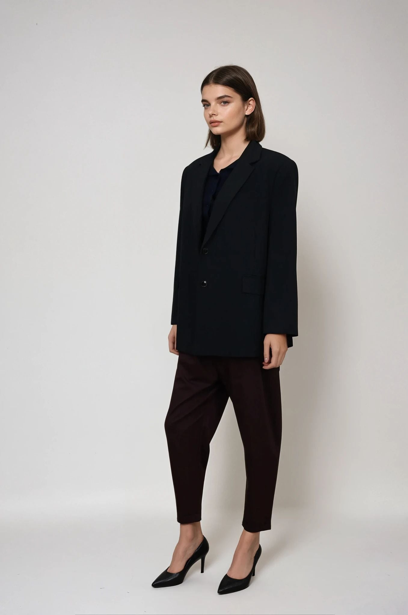 Lacivert Oversize Ceket