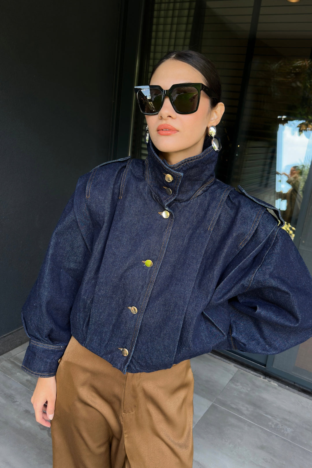 Kot Pile Detaylı Mont