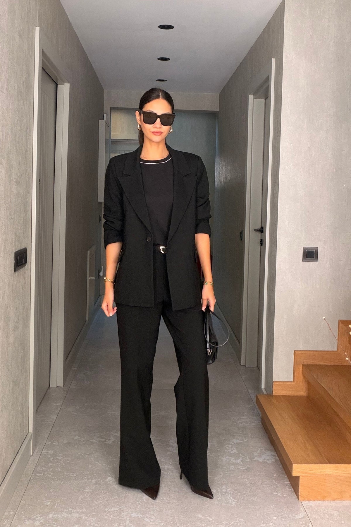 Siyah Oversize Ceket