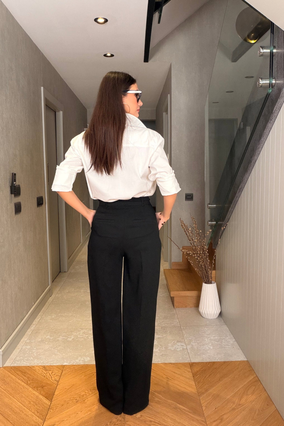 Siyah İpli Pantolon