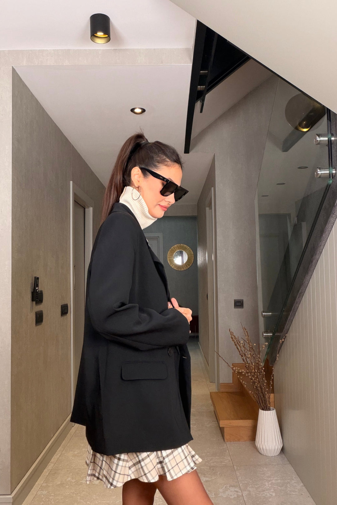 Siyah Oversize Ceket