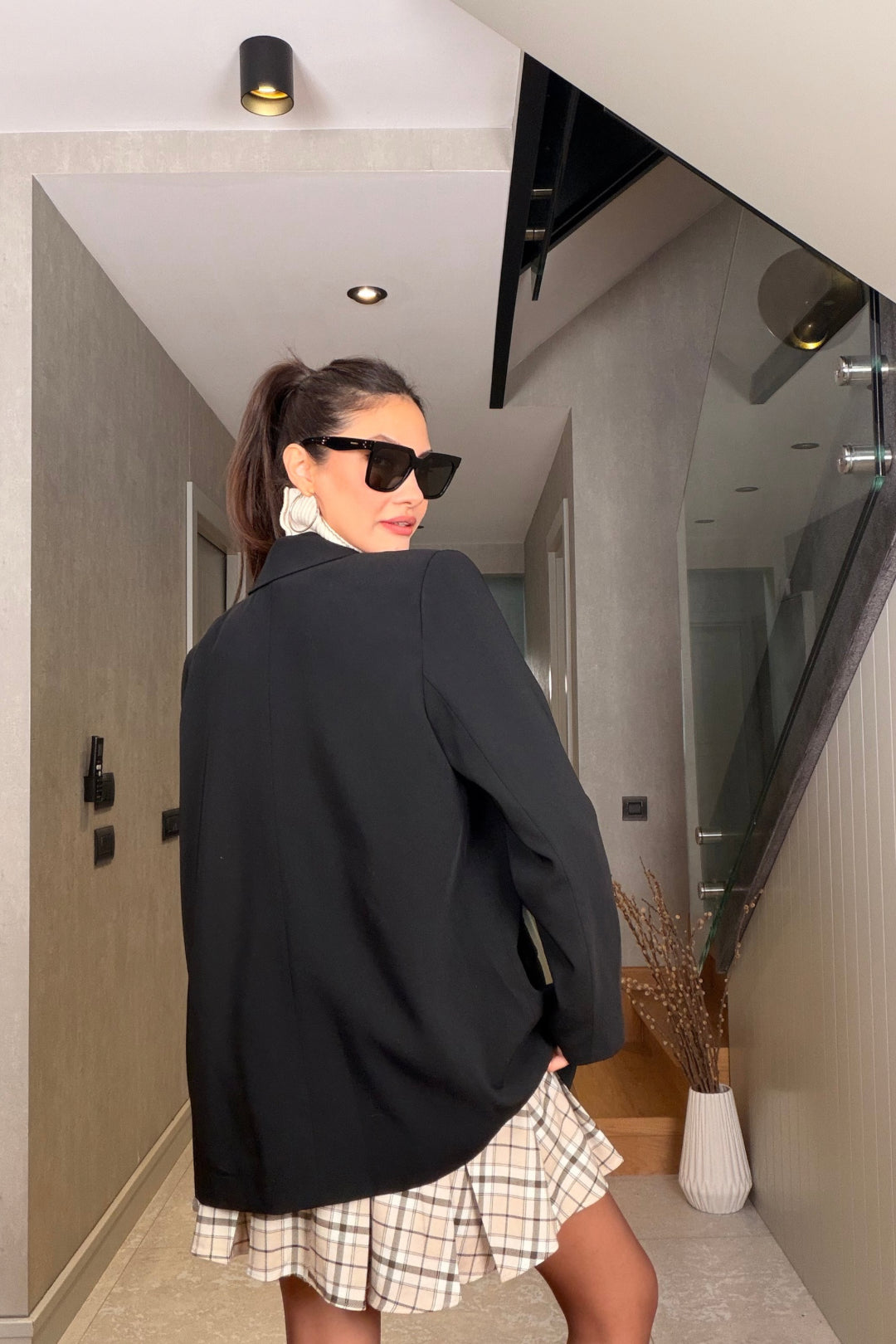 Siyah Oversize Ceket