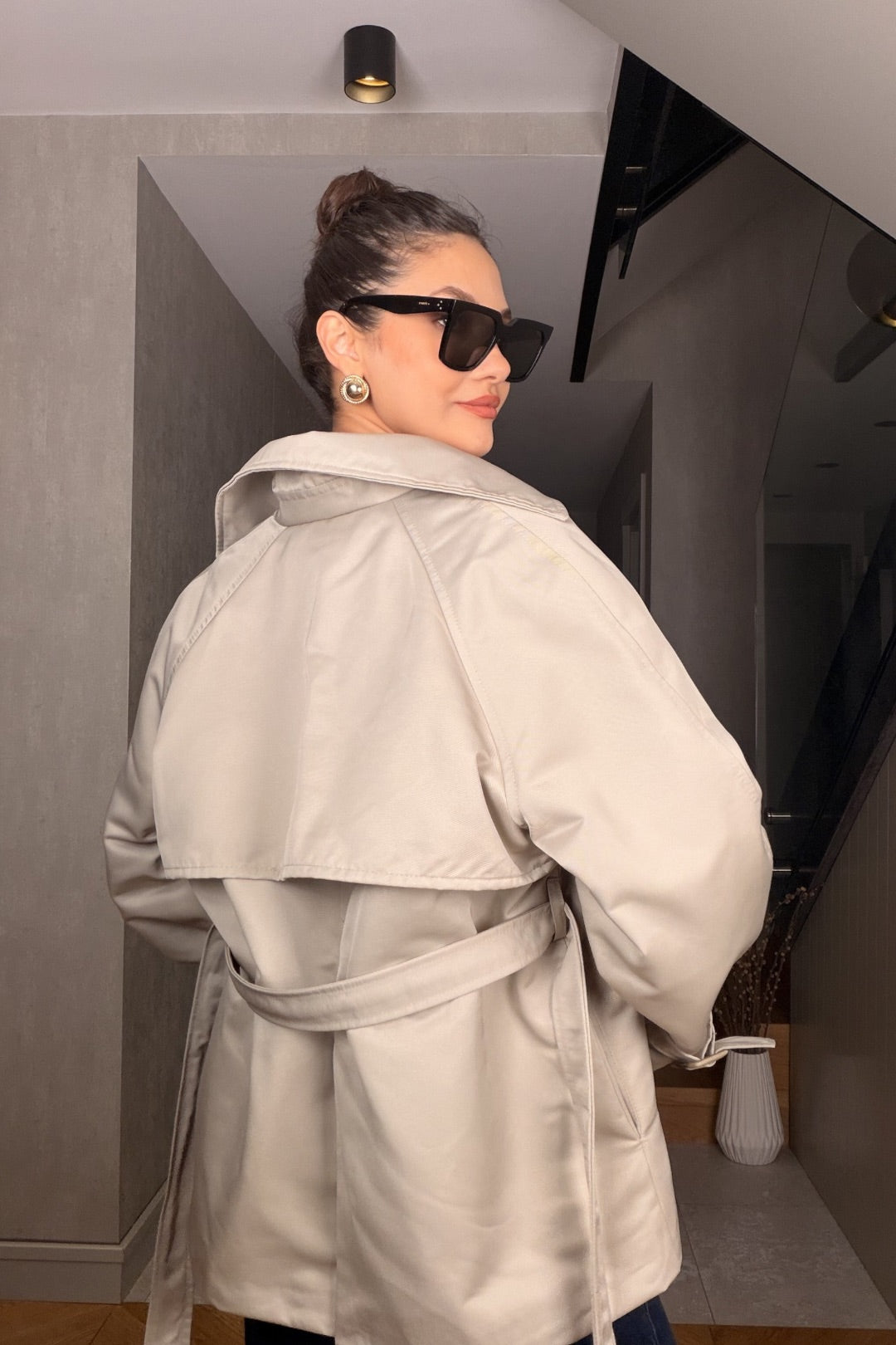 Taş Kısa Trençkot