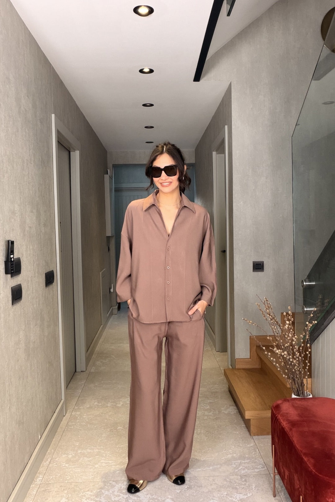 Kahverengi Tensel Takım