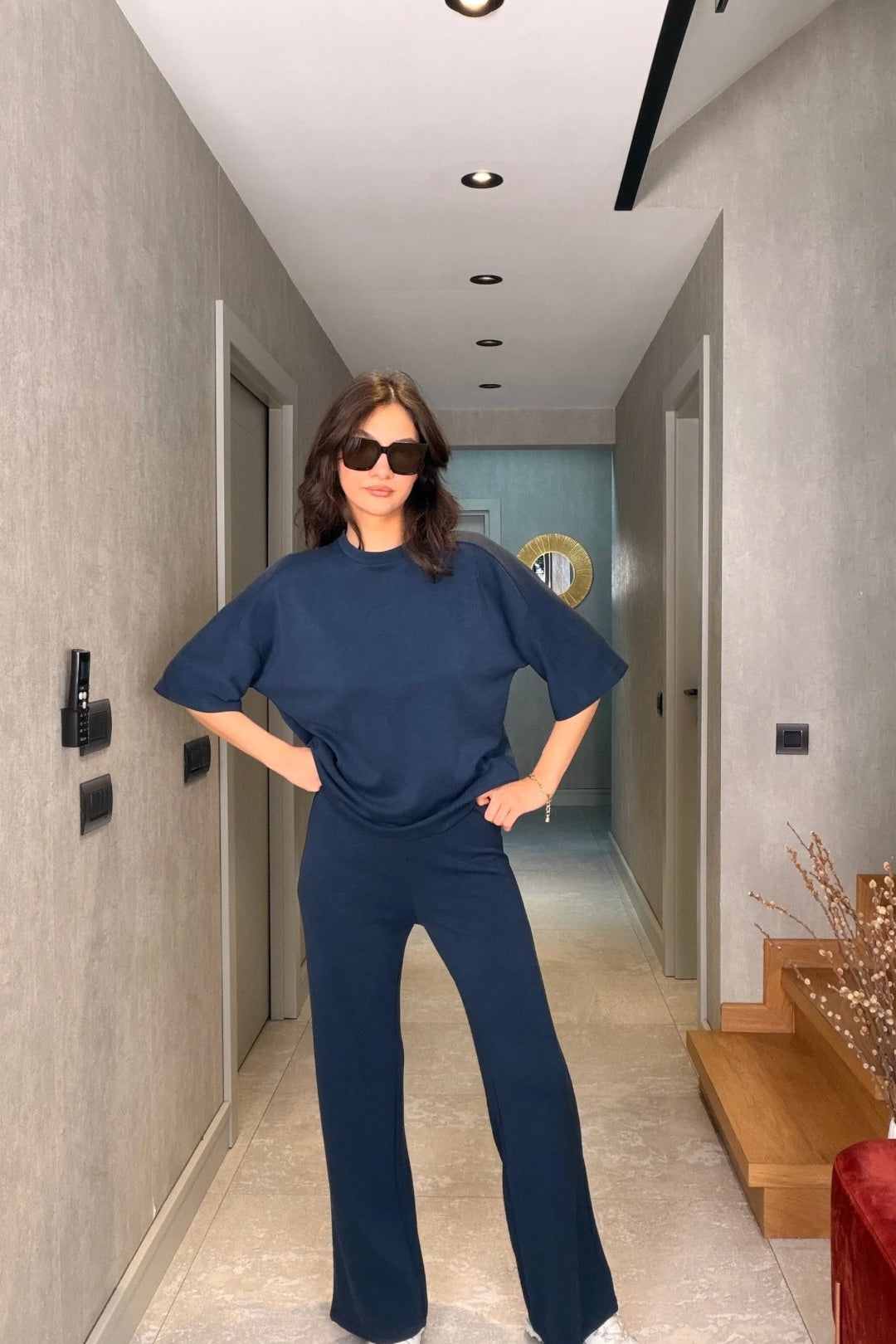 Lacivert Modal Takım