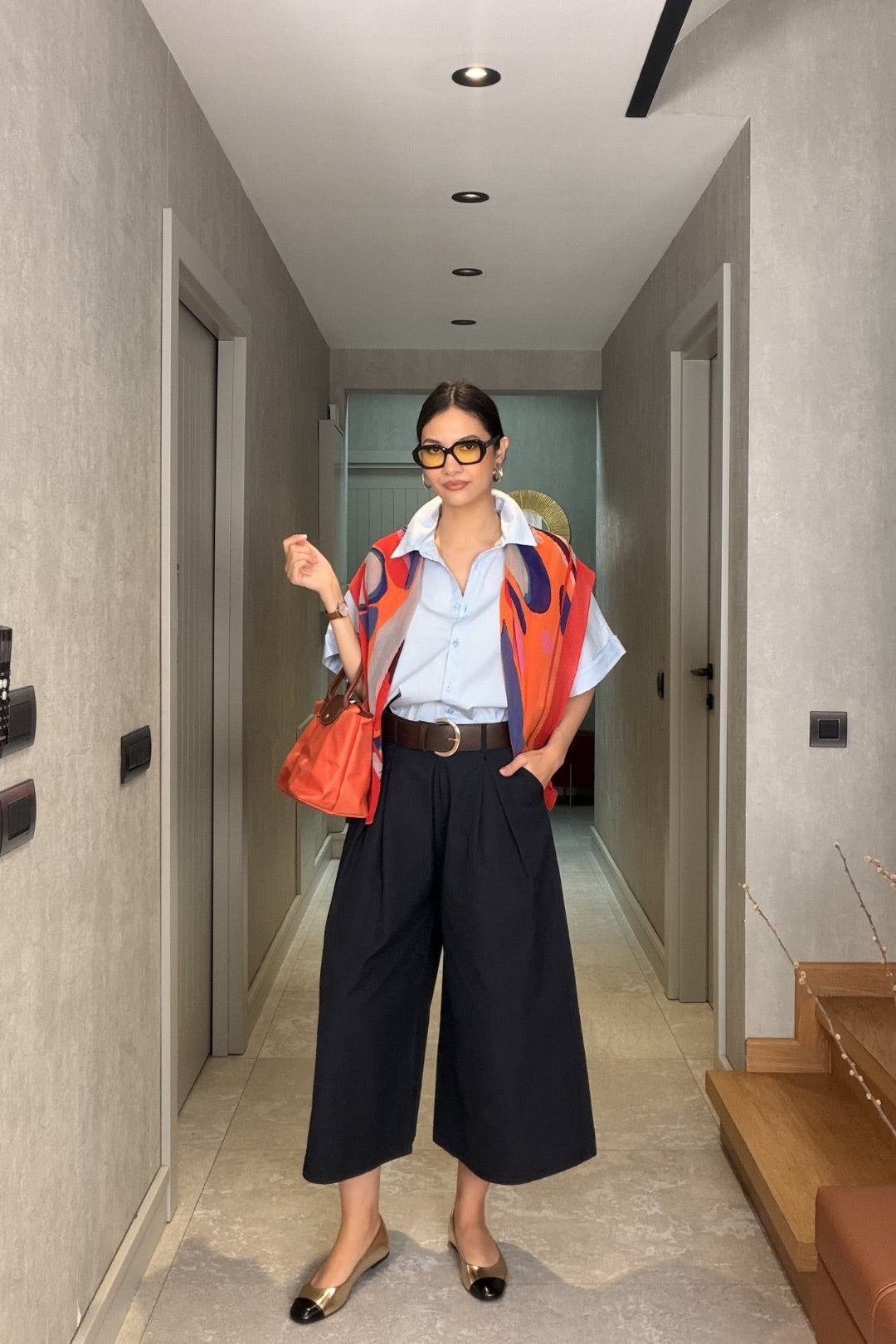 Lacivert  Bermuda Pantolon