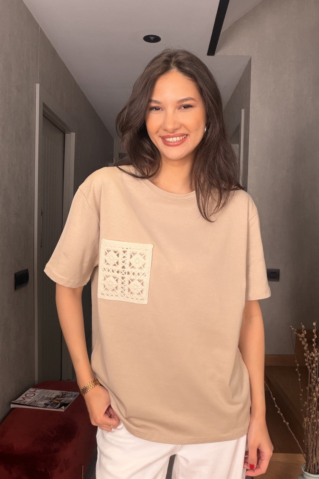 Vizon Makremeli Cepli Tshirt