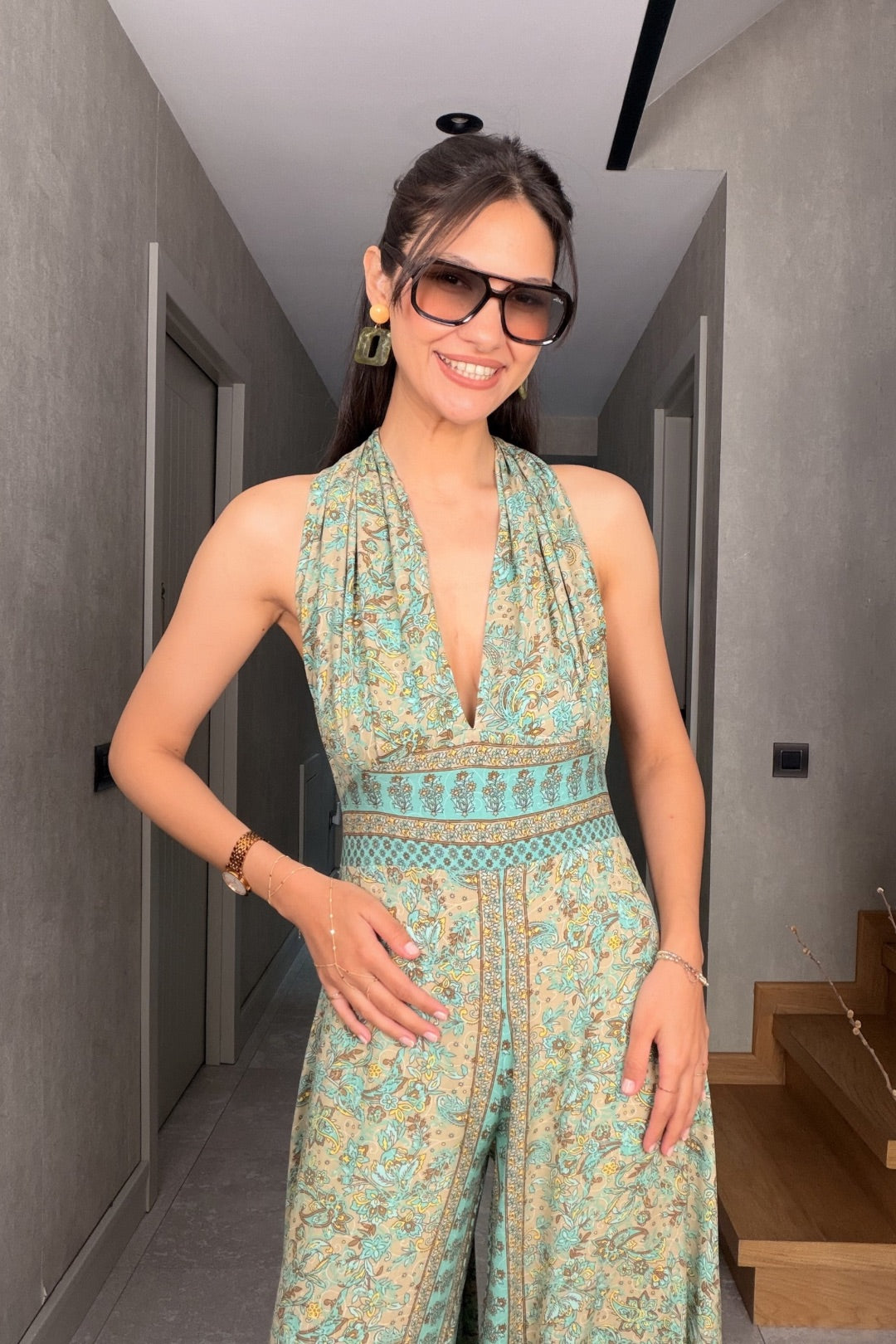 Mint Desenli Tulum