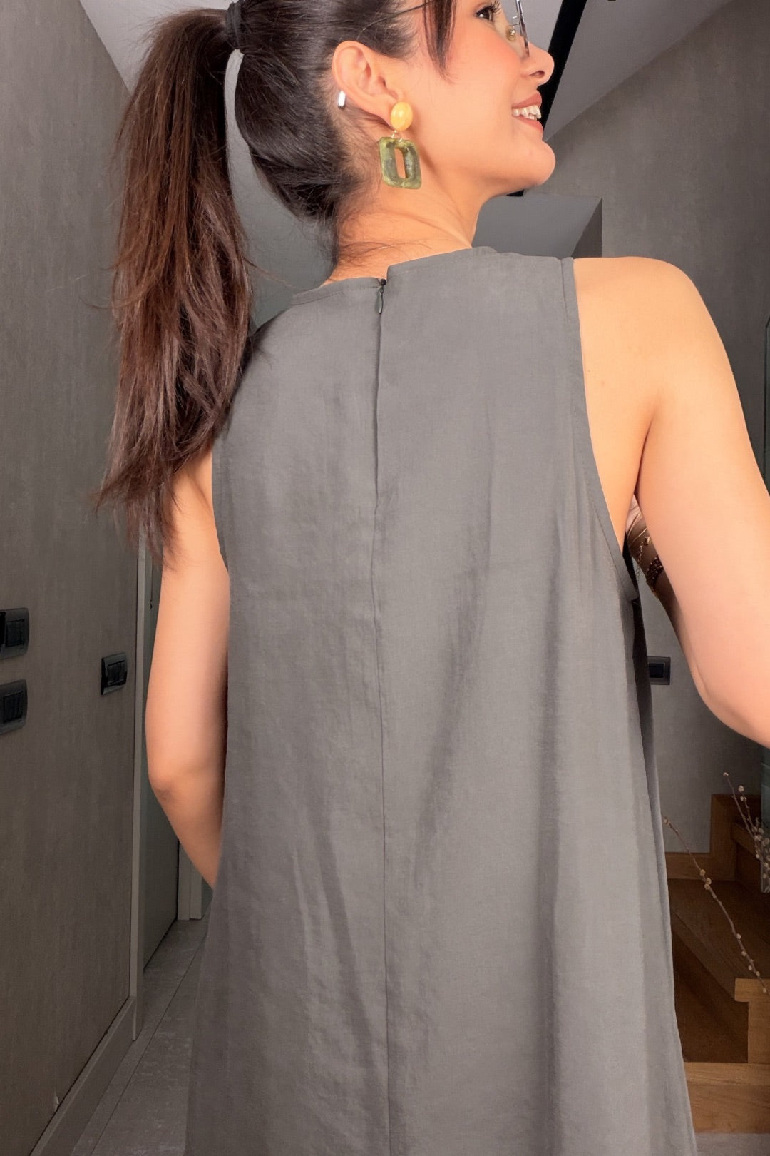 Vizon Modal Maxi Elbise